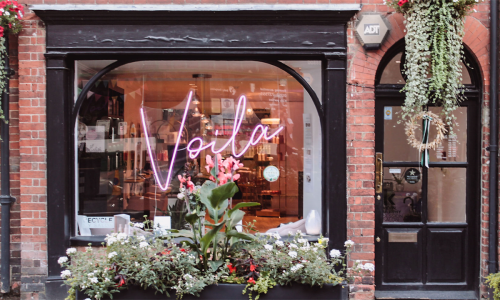 A cut and blowdry at Voila Hair studio