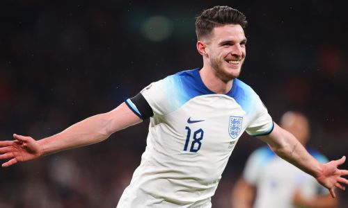 Declan Rice Signed England Shirt