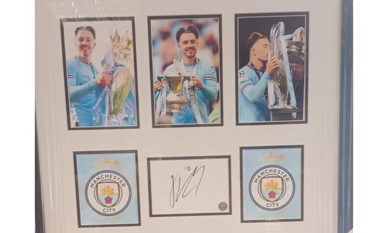 Jack Grealish Signed and Framed Montage