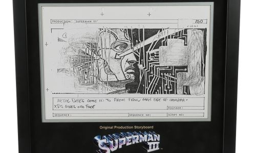 Original Production Storyboard from Superman III (1983)