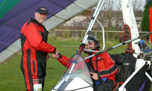 Flight in a Microlight at Fisherwick Airfield