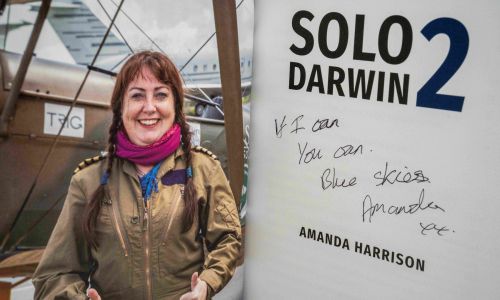 Adventure Pilot Amanda Harrison's Book 'Solo2Darwin'