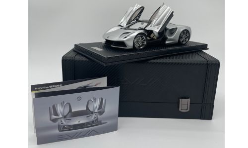 Lotus Evija Electric Hypercar Model and Sketch