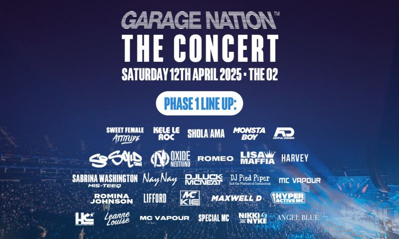 Garage Nation - O2 London, 12 April 25