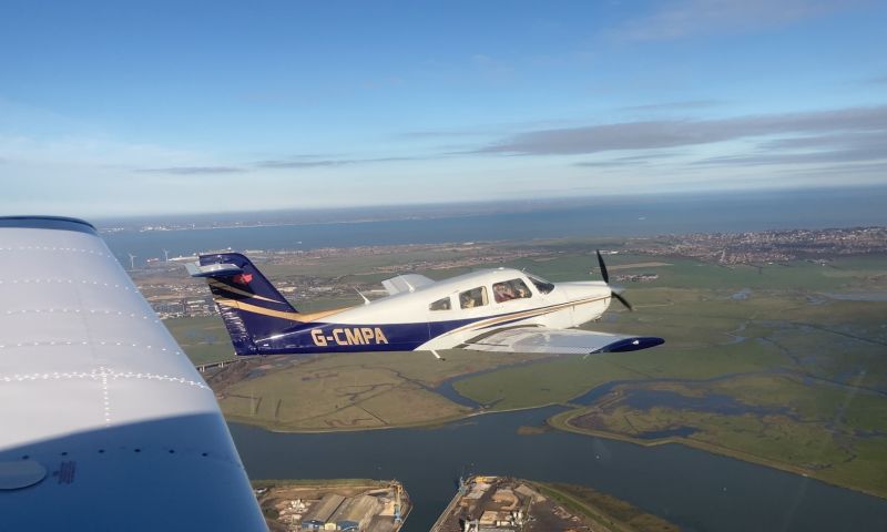 Scenic flight over Kent for two people
