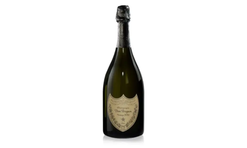 Bottle of vintage 2010 Dom Perignon champagne