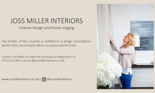 Voucher for design consultation with Joss Miller Interiors