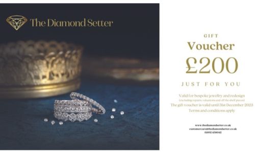 £200 gift voucher for The Diamond Setter