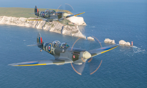 A THRILLING SPITFIRE FLIGHT