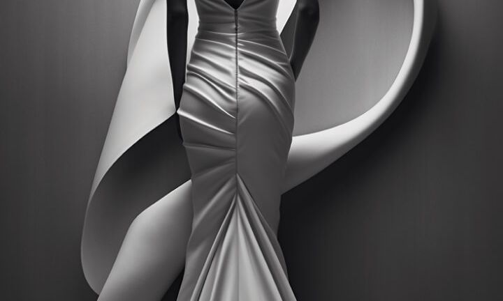 Bespoke Tailored Sewing Dress by Ukrainian Fashion Designer