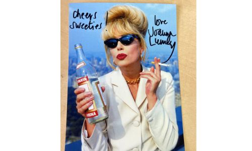Dame Joanna Lumley signed copy of Harlan Coben's ‘Fool Me Once’