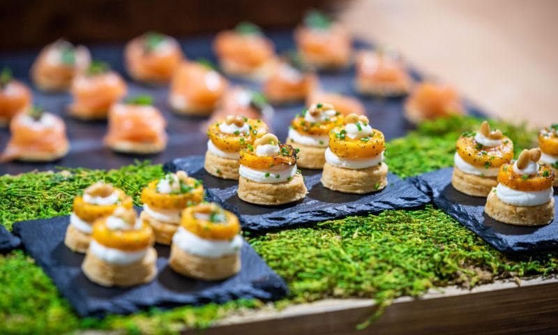 Catered dinner for six at your home including chef and waiter