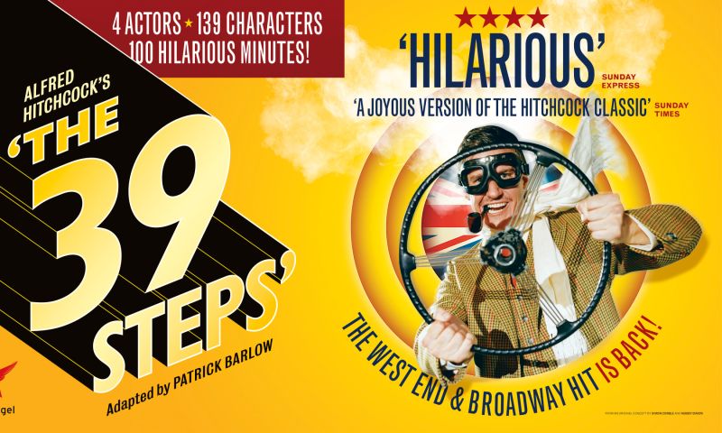 4 Tickets to The 39 Steps at the Trafalgar Theatre