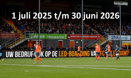 LED-boarding pakket FC Volendam seizoen 2025/2026