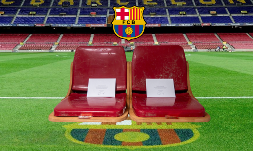 1 originele Camp Nou stoel met certificaat
