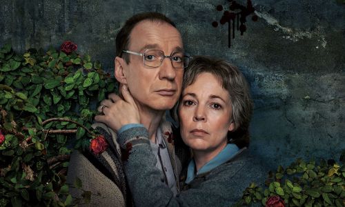Olivia Colman & David Thewlis signed Landscapers Script
