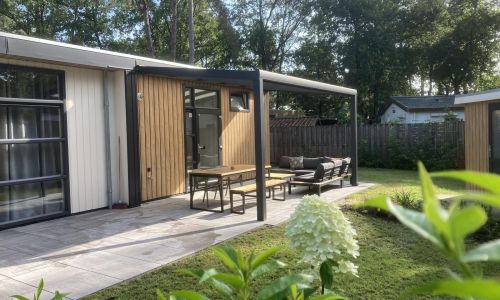 Midweek of weekend vakantie in modern chalet voor 5 personen op vakantiepark Ossenberg