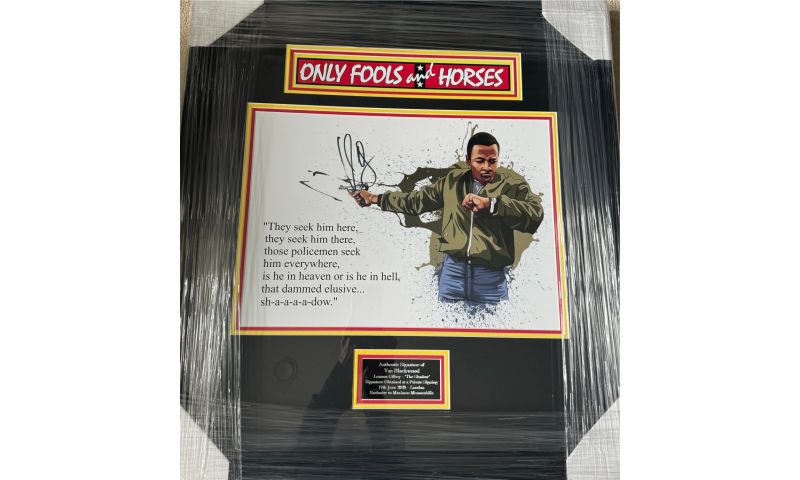 Vas Blackwood Signed Only Fools and Horses Montage