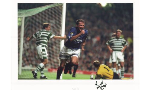 Ally McCoist ‘Super Ally’ signed Glasgow Rangers Print