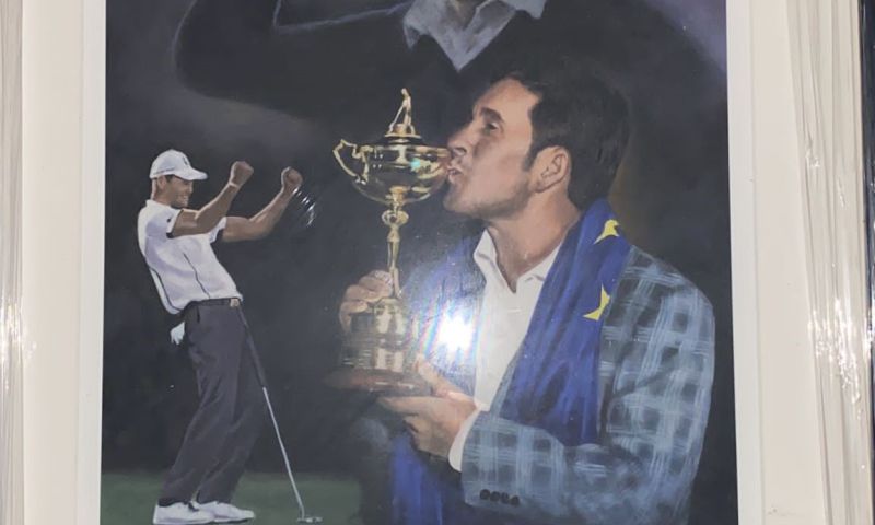 Rare Legends Golf signed  Print