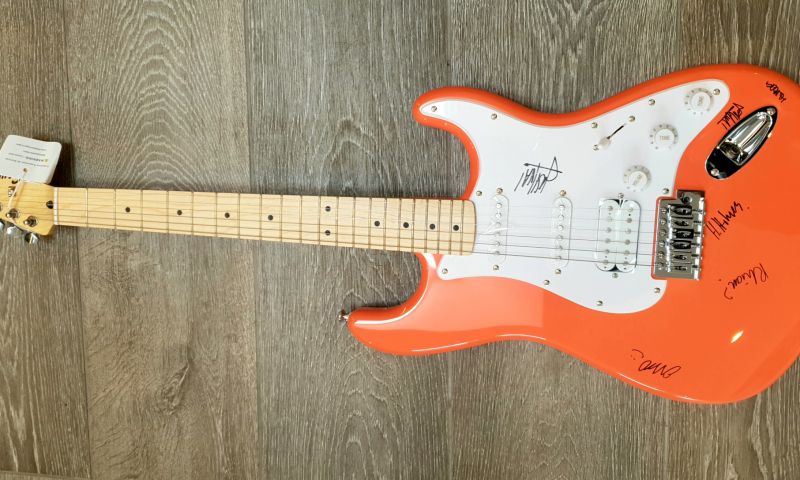 Wet Leg signed guitar