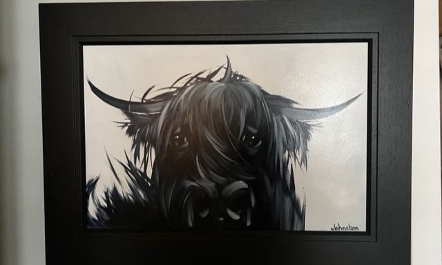 Elaine Johnston ‘Harris’ original Oil Painting Framed