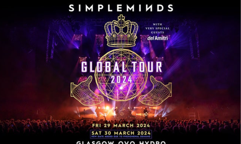 Two Super Suite Tickets for Simple Minds on 29th March 2024