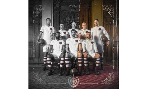 Signed Heart of Midlothian 150th Anniversary 3rd Kit