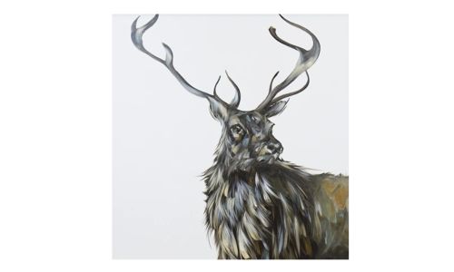 Exclusive original signed painting by Elaine Johnston, created live at the Burns Supper!