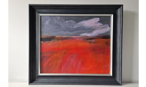 Louise Turnbull framed original artwork - Breathe #1