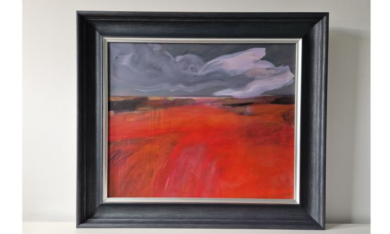 Louise Turnbull framed original artwork - Breathe #1