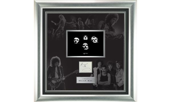 Brian May Signed Display