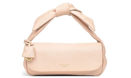Radley Handbag - small flapover grab (light pink)