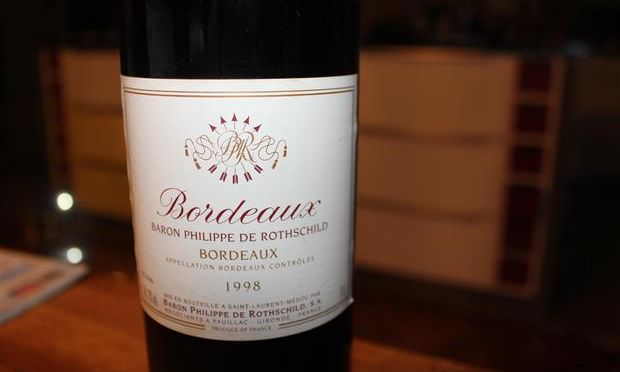 A Jeroboam of Baron Phillipe De  Rothschild Bordeaux
