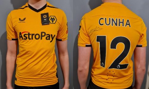 Matheus Cunha – Wolverhampton Wanderers signed shirt