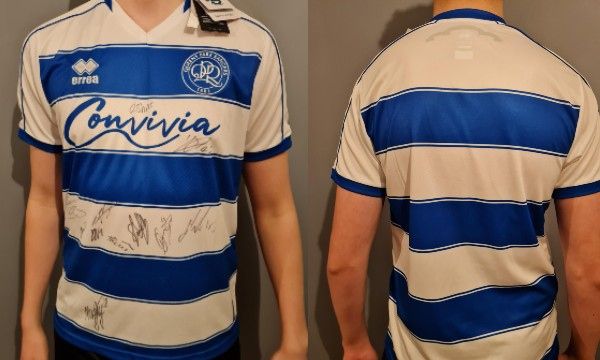 QPR signed squad shirt