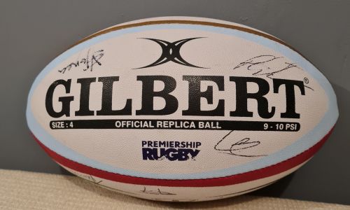 Harlequins Rugby Ball, signed by the squad