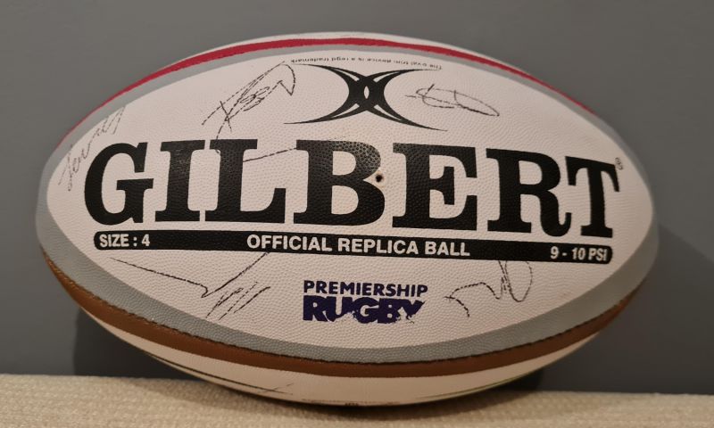 Harlequins Rugby Ball, signed by the squad