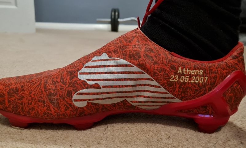 Peter Crouch boots as worn in Champions League Final 2007