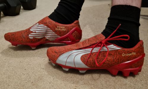 Peter Crouch boots as worn in Champions League Final 2007