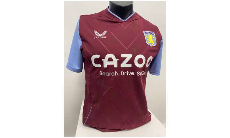 Full squad signed shirt from 22/23 season