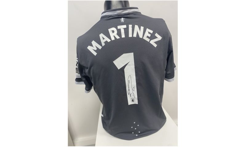 Emi Martinez signed poppy shirt from 22/23 season