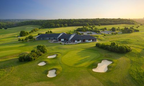 Four ball at Farleigh Golf Course, Surrey