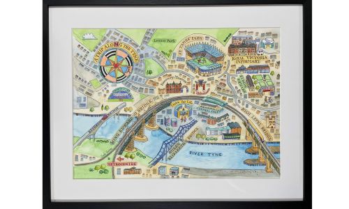 Framed Artwork Of The Tyne