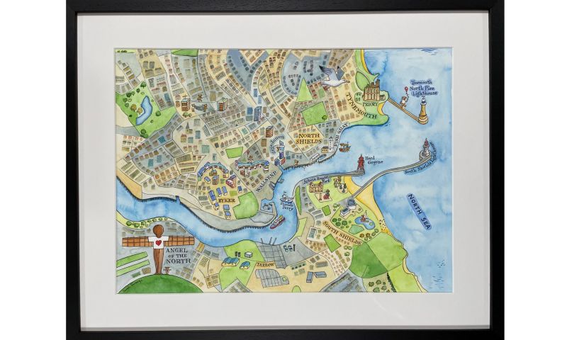 Framed Artwork Of The Tyne