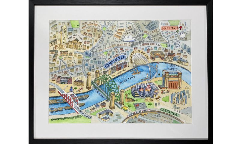 Framed Artwork Of The Tyne