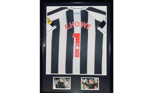 Eddie Howe Signed, Framed Shirt
