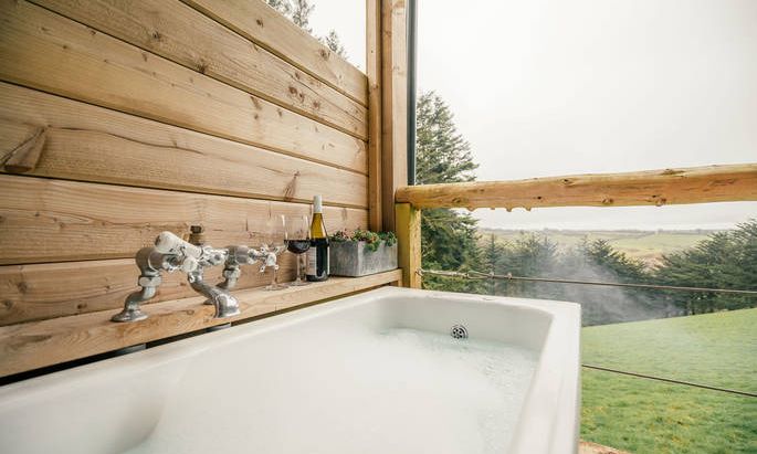 Pet friendly 3 night stay at a Dark Sky Reserve cabin in Devon (Sleeps 2 adults, 1 child)