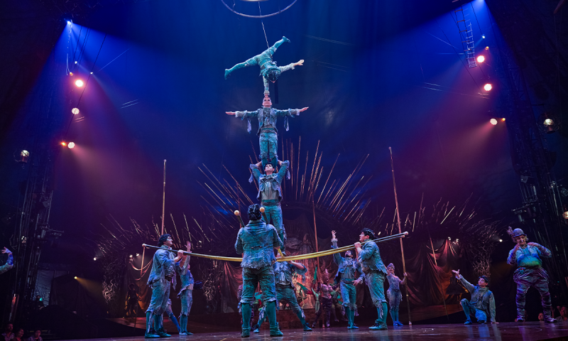 4 premier stalls seats to Cirque de Soleil's Alegria: In a New Light at The Royal Albert Hall + first class return  train tickets to London