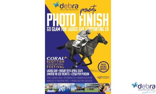 Four places at DEBRA presents Photo Finish - Ladies Day @ Coral Scottish Grand National on 19 April 2024